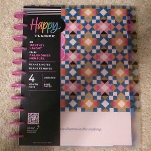Happy Planner Big Monthly Layout - Undated